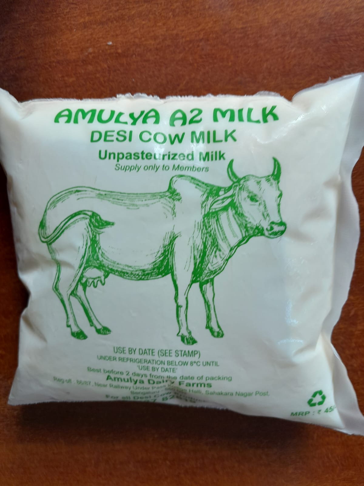 Amulya A2 Milk Desi Cow Milk 
